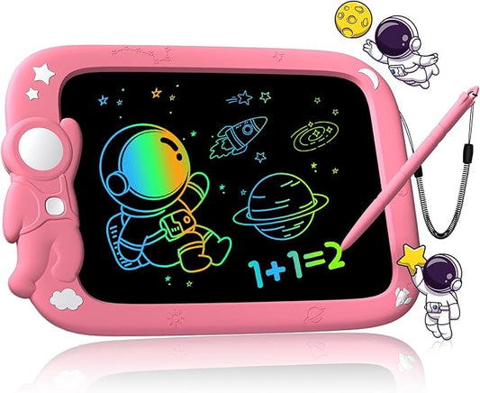 9 Inch LCD Writing Tablet for Kids Erasable Kid Drawing Pad Reusable Colorful Electronic Doodle Board for Toddler Educational and Learning Toys for Boy and Girls