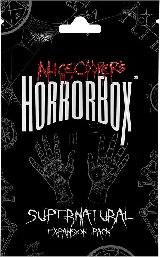 FITZ Games Alice Cooper's HorrorBox Adult Party Game 40-Card Expansion Pack (Supernatural)