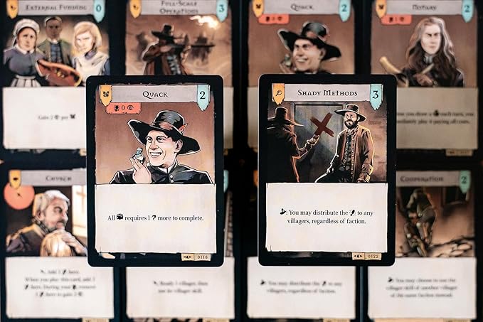 Pagan: Fate of Roanoke - Close Encounters Expansion Pack, Dueling Witch & Hunter Asymmetrical Deduction Card Game Filled with Intrigue & Mystery, 2 Players, 60 Mins