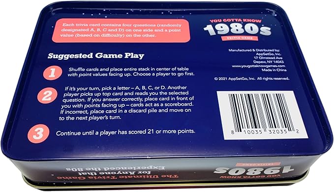 You Gotta Know 1980s - Trivia Game
