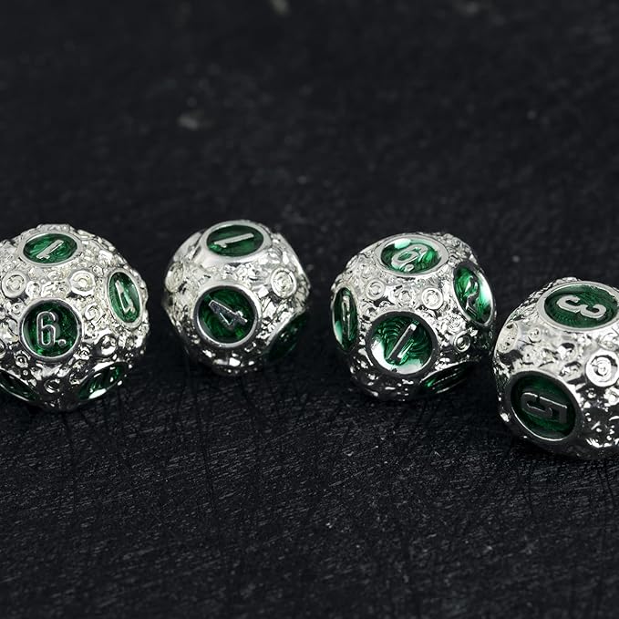 Metal dice Set DND dice Set for Dungeons and Dragons Polyhedral MTG dice Role Playing