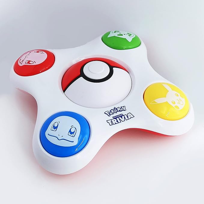 Pokemon Trainer Trivia Toy Featuring The Virtual Game Master 2 Modes Single & Multiplayer, Guessing Brain Game Pokemon Go Digital Travel Board Games