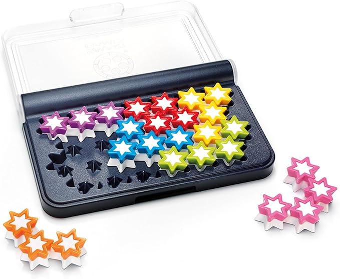 SmartGames IQ Stars Travel Game with 120 Challenges for Ages 6 to Adult