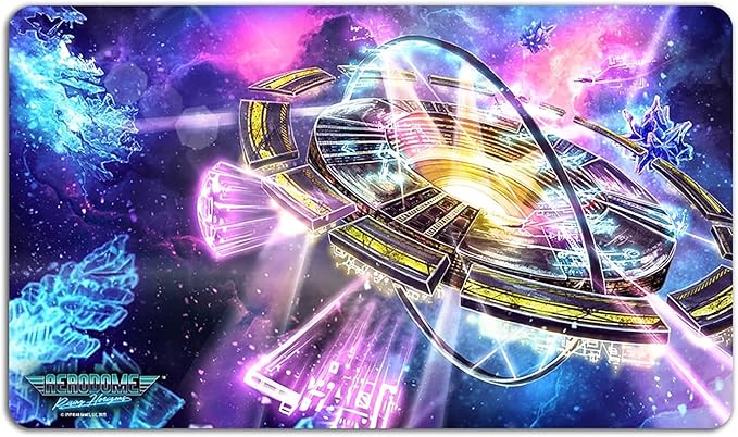 Aerodome: Game Mat - Kuiper Stadium - 14 x 24 Neoprene Mat, Scenic Image, Tactical Aerial Combat Card Game Accessory
