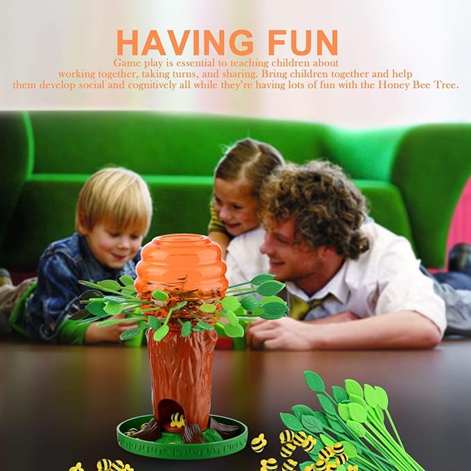 Bee Tree Game,Be Careful The Bees On The Tree,Fun Parent-Child Interactive Intellectual Toy Games for Kids Adults,Ages 3 and Up
