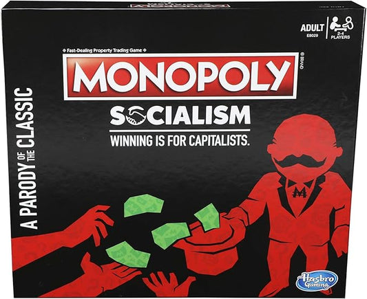 Monopoly Socialism Board Game Parody Adult Party Game