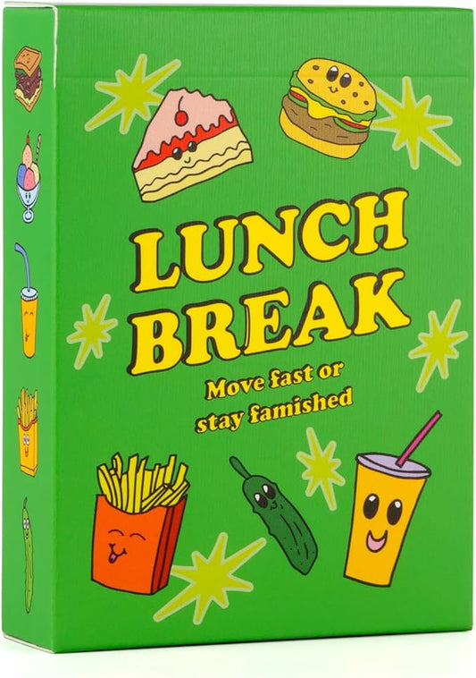 Lunch Break - Card Game with The Thrill of Slapjack and Suspense of Spoons - Fast-Moving Card Slapping Fun for Adults and Kids Ages 7+ and 2-6 Players - New Games for Game Night