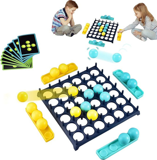 Bounce Ball Game, Board Games for 3-10 Year Olds, Family Games for Kids and Adults, Bounce Ball Game Fun Gifts for 3+ Year Old Boys Girls