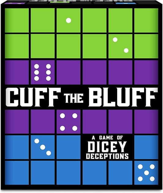 Cuff The Bluff - Fun Bluffing Dice & Card Game for Family Game Nights, Ideal for Kids, Teens & Adults, Gifts for Ages 12 and Up, Endless Laughter & Strategy