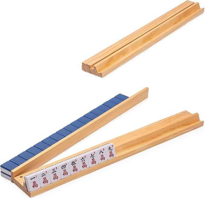 Yellow Mountain Imports American Mahjong Game Set with Case, Racks, Wind Indicator and Dice