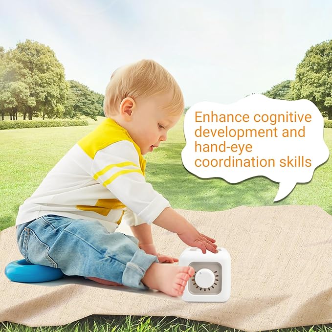 Montessori Busy Cube for Toddlers 1-3,Car Travel Toys Busy Board Activity Cube,Learning Stocking Stuffers Educational Birthday Gifts Sensory Baby Toys 12-18 Months