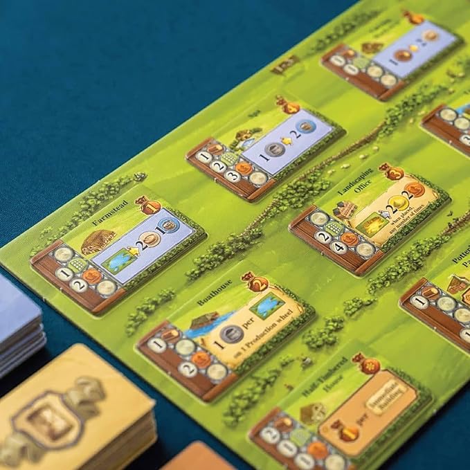 Glass Road, Strategy Board Game, Build and Gather to Make Your Own Trade Empire, 1 to 4 Players, 20 to 80 Minute Play Time, Ages 13 and Up