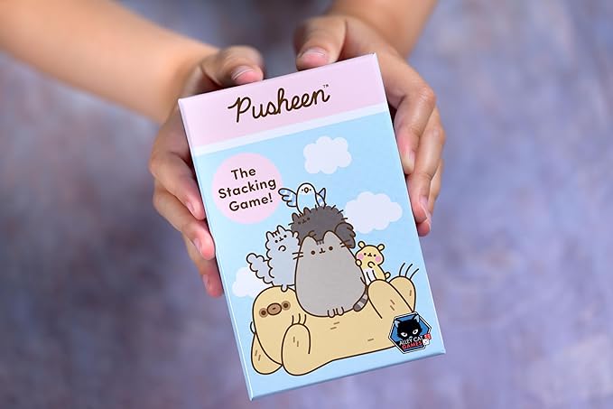 Alley Cat Games Pusheen The Stacking Board Game - Adorable Cat-Themed Dexterity Challenge - 2 to 6 Players Ages 6+ 15 Minutes - Stack Balance and Play with Pusheen and Friends