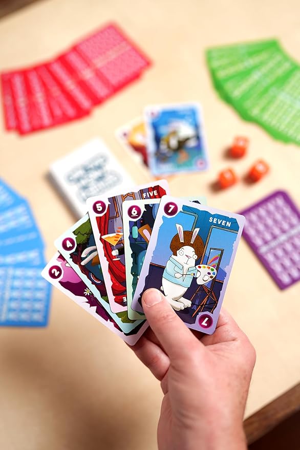 Happy Camper - One Two Many Rabbits - A Wild & Harey Card Game | Quick to Learn, Easy to Teach | Great Math Game | Perfect for Family Game Night | 1-4 Players, Ages 7+