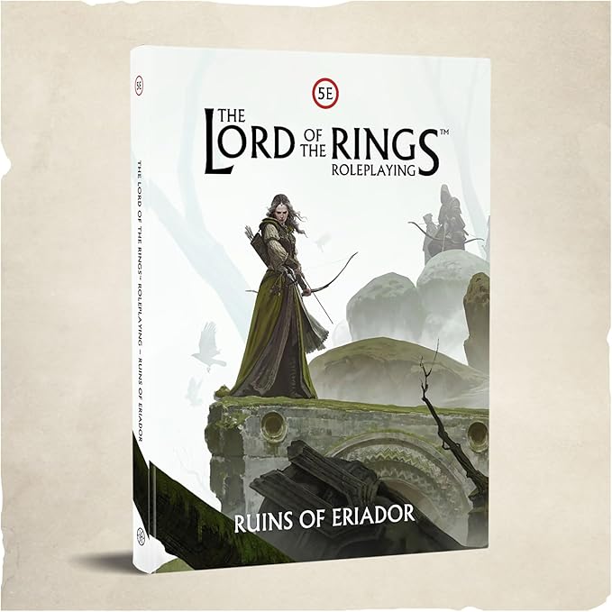 The Lord of The Rings Roleplaying: Ruins of Eriador 5E – RPG Expansion, Illustrated Hardcover, New Quests & Landmarks