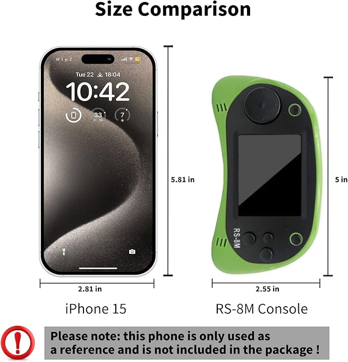 EASEGMER 16 Bit Kids Handheld Games Built-in 220 HD Video Games, 2.5 Inch Portable Game Player with Headphones - Best Travel Electronic Toys for Kids Age 3-10 Years Old Children (Green)