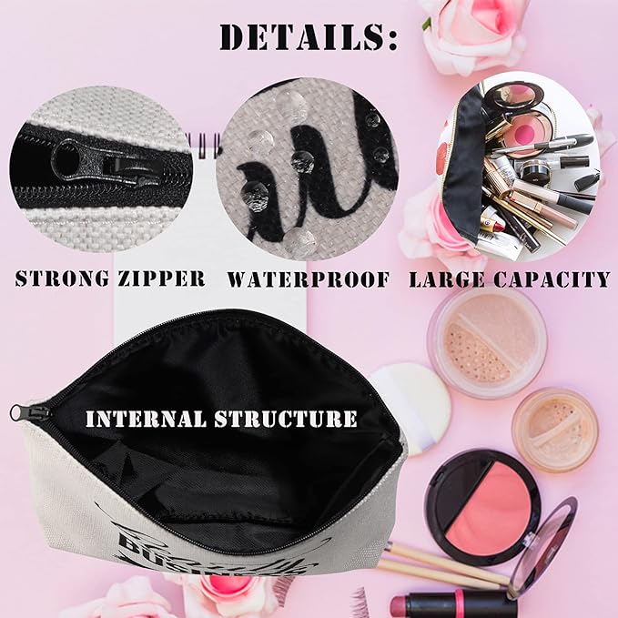 BDPWSS Mahjong Makeup Bag Mahjong Lover Gift Mahjong Board Game Storage Bag It's Mahjong Time Mahjong Gifts For Women Mahjong Player Gifts (mahjong time)
