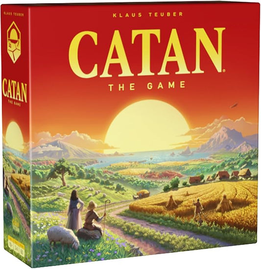 CATAN Board Game (6th Edition) Trade, Build & Settle in The Classic Strategy Game for Family, Kids & Adults, Ages 10+, 3-4 Players, 60-90 Min Playtime, Made by Catan Studio