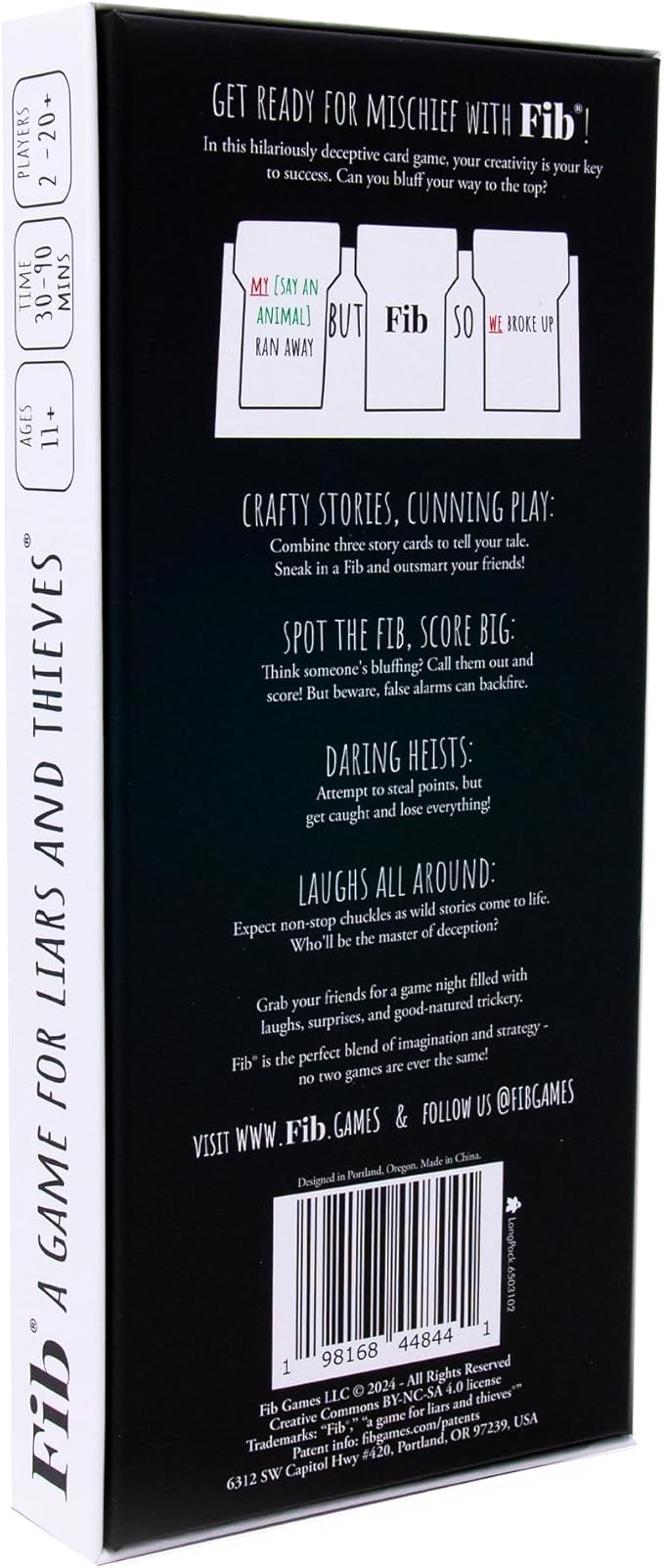 Fib® A Game for Liars and Thieves | The Ultimate Bluffing Party Game