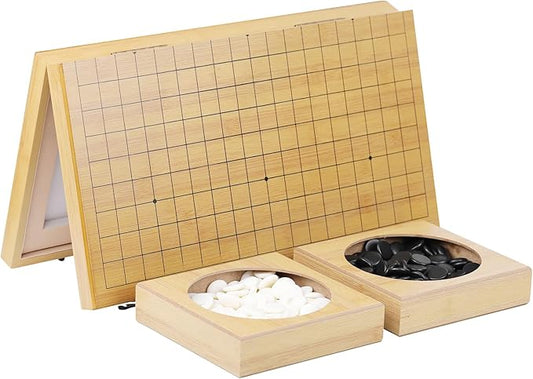 VPH Simulated Jade One Sided Go Set Includes Foldable Board
