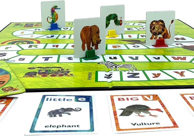 Briarpatch, The Very Hungry Caterpillar Spin & Seek ABC Game, Based On Board Books By Eric Carle, Preschool Learning For Kids
