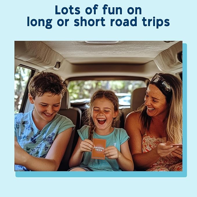 The Ultimate Road Trip Game Bundle, a 4-in-1 Car Game for Kids and Adults, Filled with Must-Have Travel Activities and Road Trip Activities