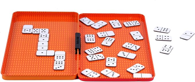 Magnetic Travel Dominoes Game - Car Games , Airplane Games and Quiet Games