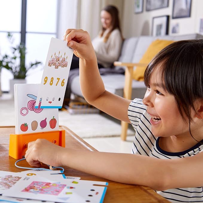 HABA Logic! CASE Starter Set - Brain Teaser Puzzles and Car Games for Kids Ages 4-8, A Handheld Game to Develop Critical Thinking for Kids