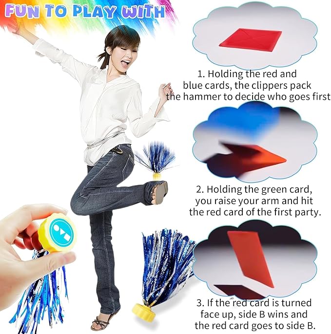 Amerzam Gonggi Korean Game, Gonggi Korean Tossing Game Set (Korean Traditional Play) Jebi chagi Stone catching Biseokchigi Paeng-y DDAKJI Family Party Collections (1 Set)