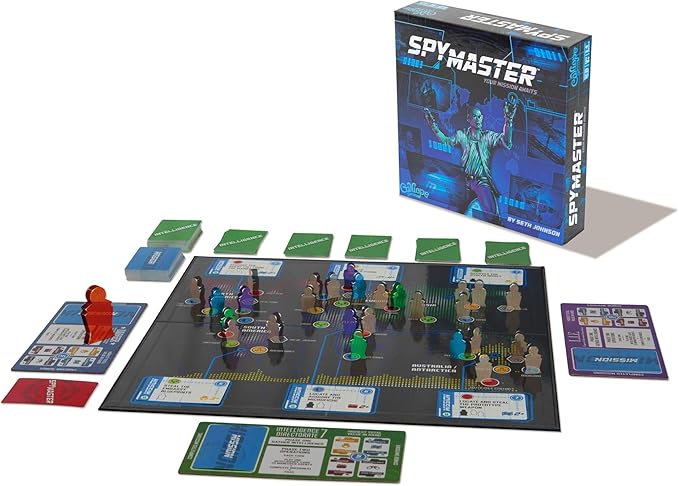 Calliope Games SpyMaster - Strategy Spy Board Game For Kids & Adults - Perfect For Family Game Night - 2-6 Players