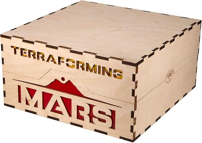 The Broken Token Crate Upgrade (Crate Shell + Tile Trays) Compatible with Terraforming Mars