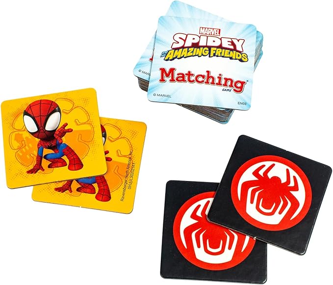 Wonder Forge Marvel Spidey and His Amazing Friends Matching Game - Memory Game for Kids Ages 3+ - Educational Fun for Toddler Boys and Girls