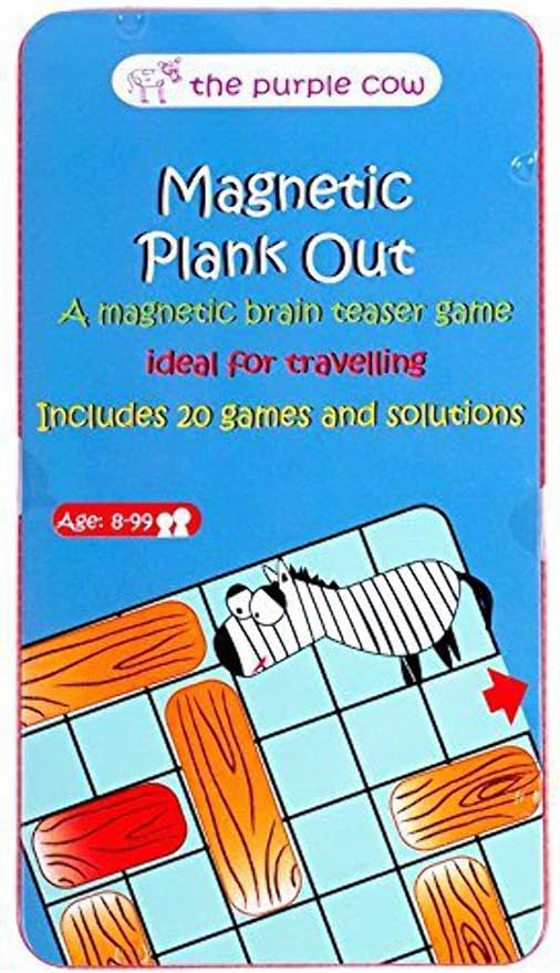 The Purple Cow Magnetic Travel Plank Out Game