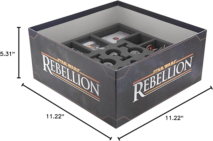 Feldherr Foam Tray Value Set Compatible with The Star Wars Rebellion Board Game Box