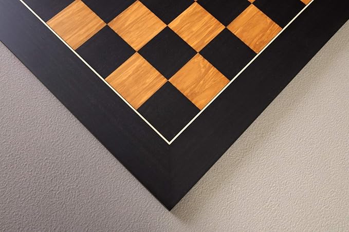 The House of Staunton Standard Traditional Chess Board - 2.25" (Blackwood & Olivewood - Satin Finish)