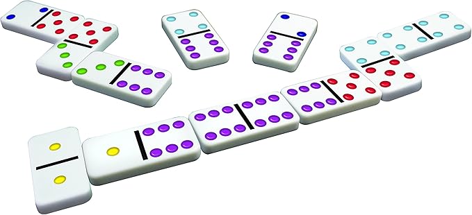 TCG Toys Classic Games - Double 6 Dominoes Tin - Be The First to Win! Great for Boys and Girls Over Age 7