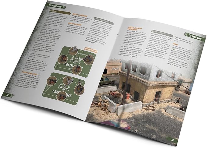 Modiphius Entertainment: Battlespace -Tabletop Solo War Card Game, Ultra-Modern Military Combat, Mission Game, Ages 13+, 1 Player, 30-60 Min