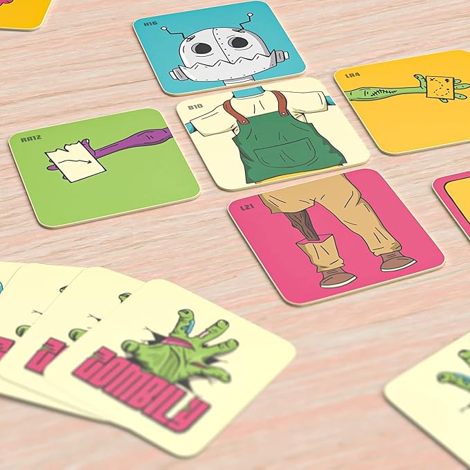 ZOMBILY Family Card Game, Zombie Building Party Game, Easy to Learn, Fun for Game Night