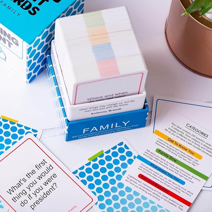 Generations Bundle: 400 Thought Provoking Conversation Starters - 2 Packs: Generations + Family