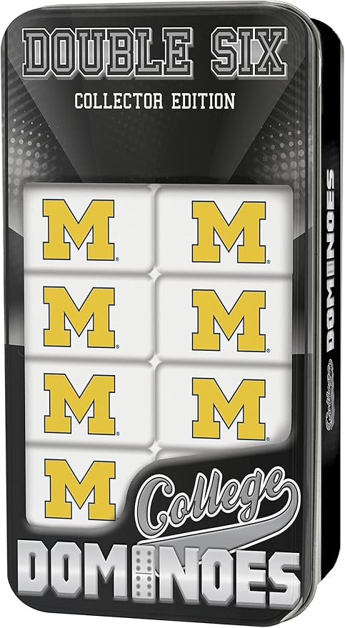 MasterPieces NCAA Collector Edition Double Six Dominoes