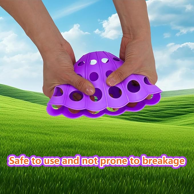 Outdoor Indoor Game Activities for Kids with 2 Catch Launcher Baskets and 10 Balls, Lawn Campground Beach Christmas Party Toys for Kids Age 5 6 7 8 9 10+ and Adult