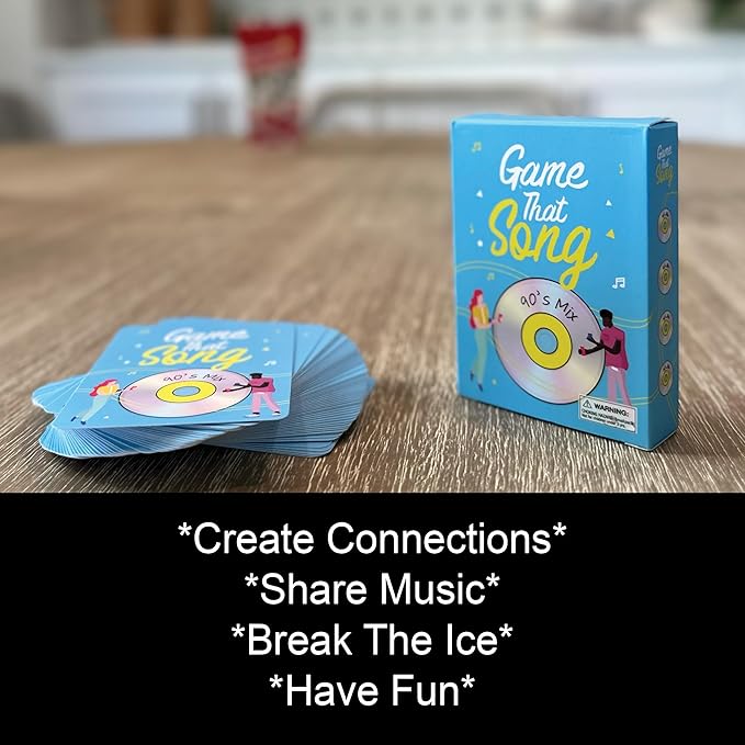 90's Mix Expansion - 50 New Cards - Music Card Game for Family, Adults, and Teens. Hilarious, Addictive, and Competitive Fun for Game Nights!