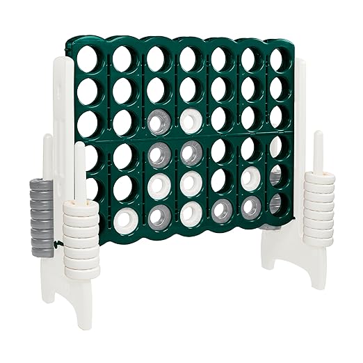ECR4Kids Jumbo 4-to-Score, Giant Game, Green, White, 1