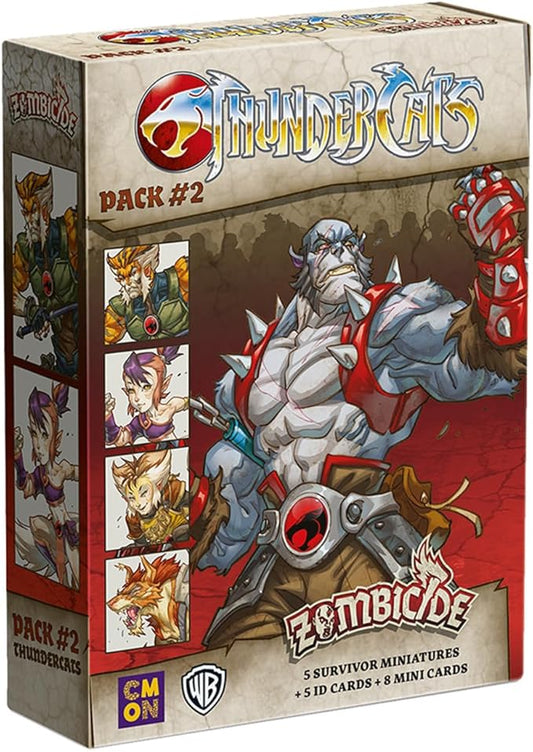 Zombicide Thundercats Character Pack #2 - Expand Your Heroes in Black Plague! Cooperative Strategy Board Game, Ages 14+, 1-6 Players, 60 Minute Playtime, Made by CMON