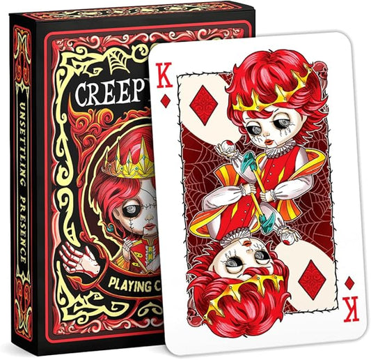 Creepy Doll Playing Cards for Adults Friends Family Game Nights Collections