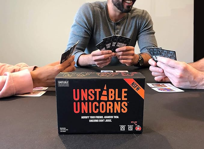 Unstable Unicorns NSFW Card Game - A strategic card game and party game for adults with drinking rules available (for ages 21+)