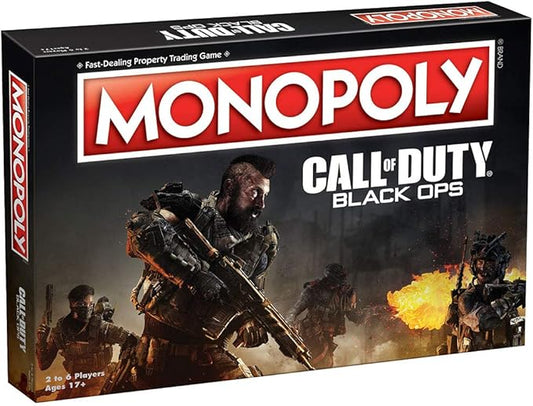 Monopoly Call of Duty Black Ops Board Game | Based on Call of Duty Black Ops Video Game | Officially Licensed Call of Duty Merchandise | Themed Classic Monopoly Game