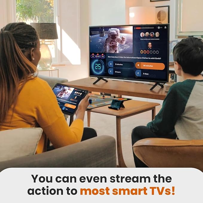 Outsmarted - The Live Quiz Show - 2025 Version + Kids vs Adults Multipack - Remote Board Games - More Than 10000 Questions and Updates, Family Game Night - Games for Adults, Teens and Kids - Ages 8+