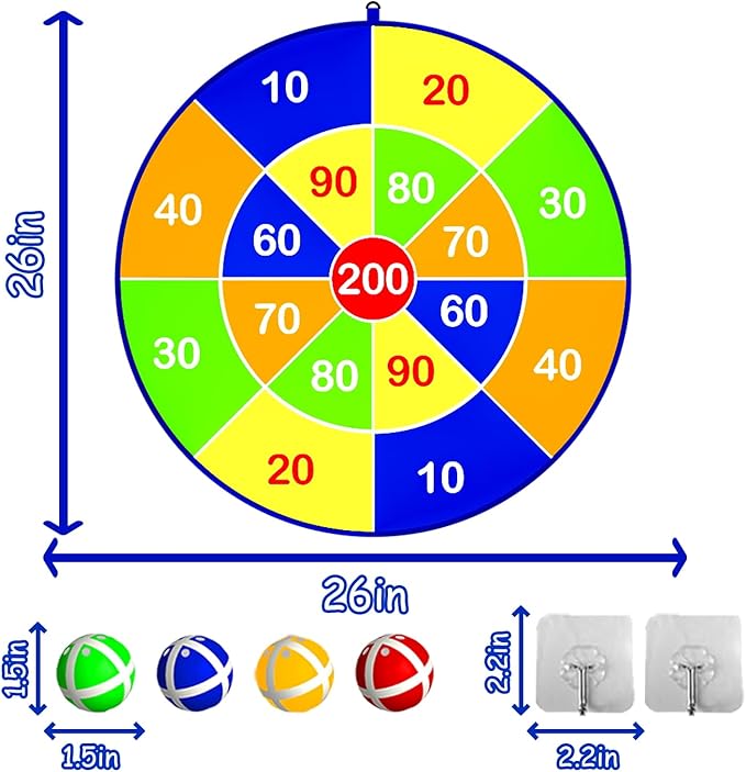 Large Kid Safety Toss Game Game, Family Party Party Supplies for Kids, Gift for Boys Birthday or Christmas for 3 4 5 6 7 8 9 10 11 12 Year Old Boy Girl Adult Birthday