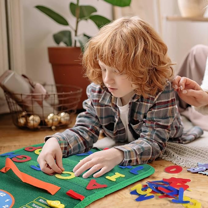 Busy Board Montessori Toys for 1 2 3 4 Year Old Boy & Girl Birthday Gifts, Busy Book for Toddlers 1-3, Toddler Autism Sensory Board Toddler Travel Toys Fine Motor Skills